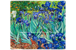 Фоторамка 'Ирисы'  (Ван Гог) 20.5х18.5 см, фарфор 5