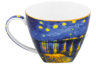 Чашка с блюдцем для десерта 'Звездная ночь над Роной' 250 мл 8