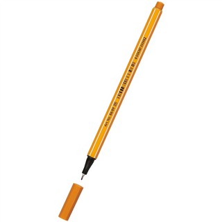 Ручка капиллярная "Stabilo Point", 0,4 мм, темная охра