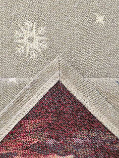 Скатерть 'Арктика' 100х100 см, гобелен, серебро, Le Gobelin 4