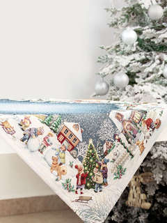 Скатерть 'Большая семья' 100х100 см, гобелен, без люрекса. Le Gobelin 6