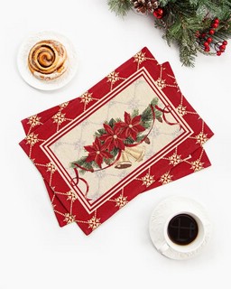 Комплект из 2-х салфеток 'Колокольчики' 35х45 см, гобелен, зо...