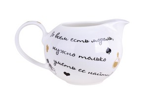 Сливочник 'Безумное чаепитие' 430 мл, фарфор 2