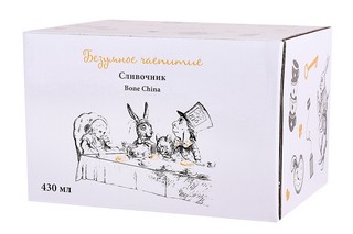 Сливочник 'Безумное чаепитие' 430 мл, фарфор 4