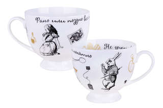 Пара кофейная 'Безумное чаепитие' 240 мл 2