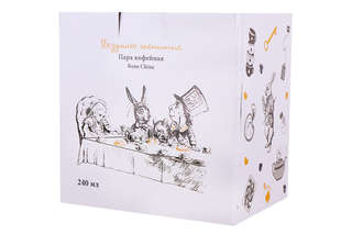 Пара кофейная 'Безумное чаепитие' 240 мл 5