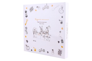 Тарелка десертная 'Безумное чаепитие' 19 см, фарфор 3