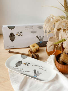 Блюдо овальное 'Винни Пух' 25х11,5 см, фарфор 2