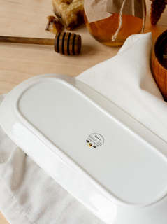 Блюдо овальное 'Винни Пух' 25х11,5 см, фарфор 4