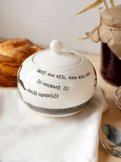 Сахарница 'Винни Пух' 490 мл, фарфор 10