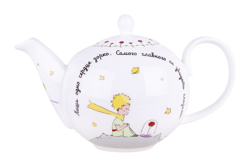 Чайник 'Маленький принц' 1200 мл, фарфор
