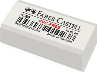 Faber-Castell Ластик термопластичный 7086, цвет белый