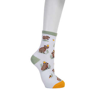 Носки 'Капибары, апельсин и птица', разм.35-39, артикул KW009-001180 3