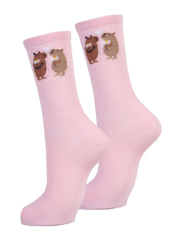 Носки 'Парочка капибар', размер 35-39