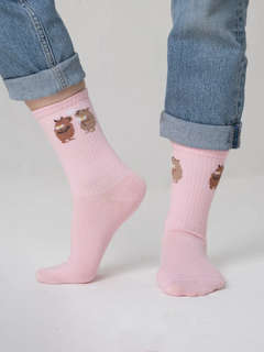 Носки 'Парочка капибар', размер 35-39 6