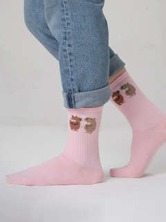 Носки 'Парочка капибар', размер 35-39 7