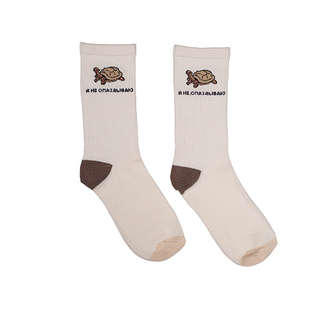 Носки 'Черепаха', беж-корица, разм.35-39, артикул KW009-001172