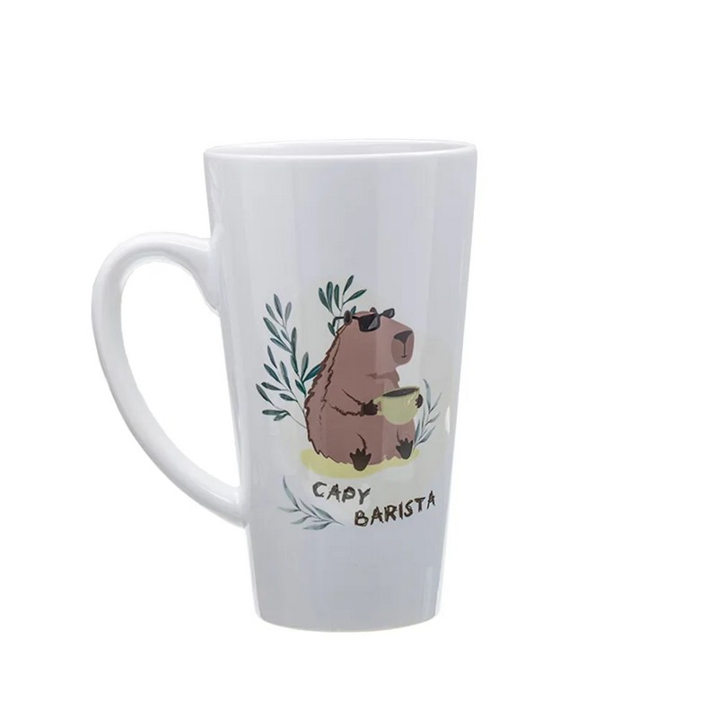 Кружка 480 мл 'Капибариста', керамика, артикул KW058-000494