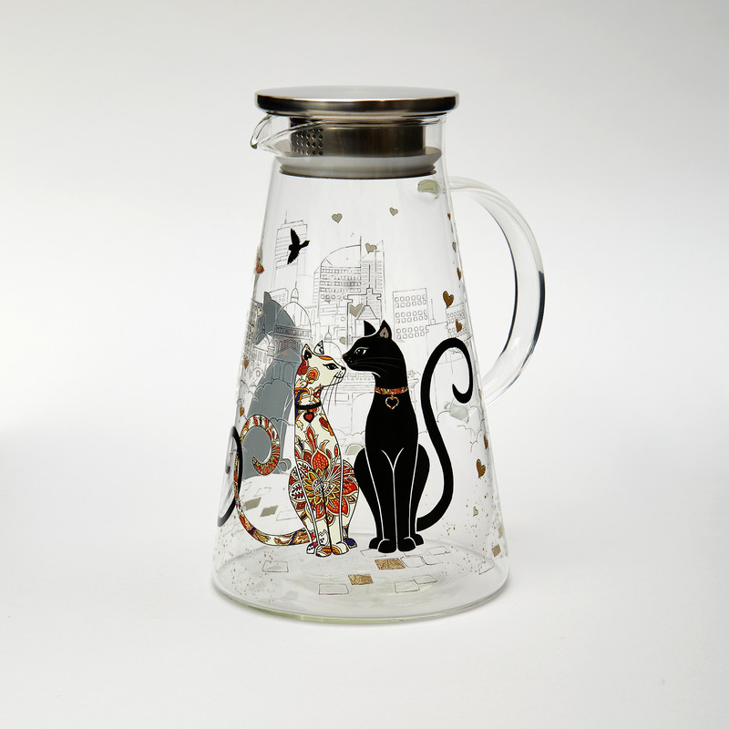 Кувшин 'Парижские коты' 1.8 л, Agness