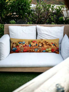 Наволочка-валик 'Корзина с котятами' 32х85 см, гобелен, Le Gobelin 2