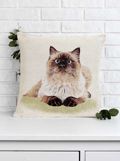 Наволочка декоративная 'Кошки, Перс' 45х45 см, гобелен, Le Go...