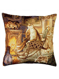 Наволочка декоративная 'Питерские коты, Мечты сбываются' 45х4...