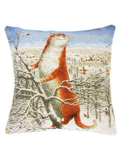 Наволочка декоративная 'Питерские коты, Предчувствие весны' 4...