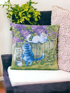 Наволочка декоративная 'Рина Зенюк, Сирень' 45х45 см, гобелен, Le Gobelin 2