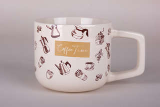 Кружка 'Кофе' 400 мл, 4 дизайна в ассортименте. Цена за 1 шт. 4