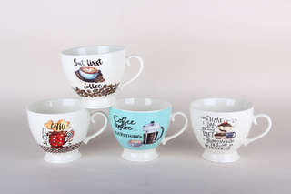 Кружка 'Кофе' 410 мл, ассорти. Цена за 1 шт