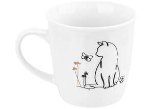 Кружка 340 мл 'Кот и Бабочка', фарфор, Elan Gallery 5