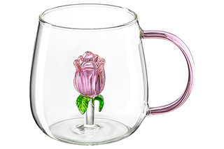 Кружка 'Роза' 450 мл, фарфор, Elan Gallery 4