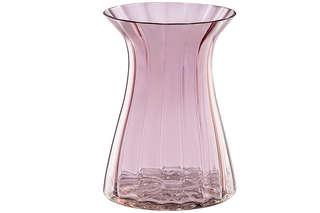 Ваза дымчато-бордовая 20 см, стекло, Elan Gallery 1