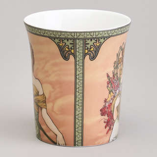 Кружка 'Времена Года' (А. Муха) 420 мл, Lefard арт.104-1034 2