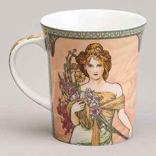 Кружка 'Времена Года' (А. Муха) 420 мл, Lefard арт.104-1034 3