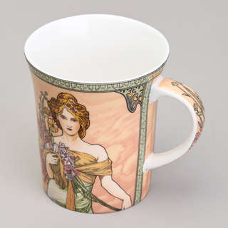 Кружка 'Времена Года' (А. Муха) 420 мл, Lefard арт.104-1034 5