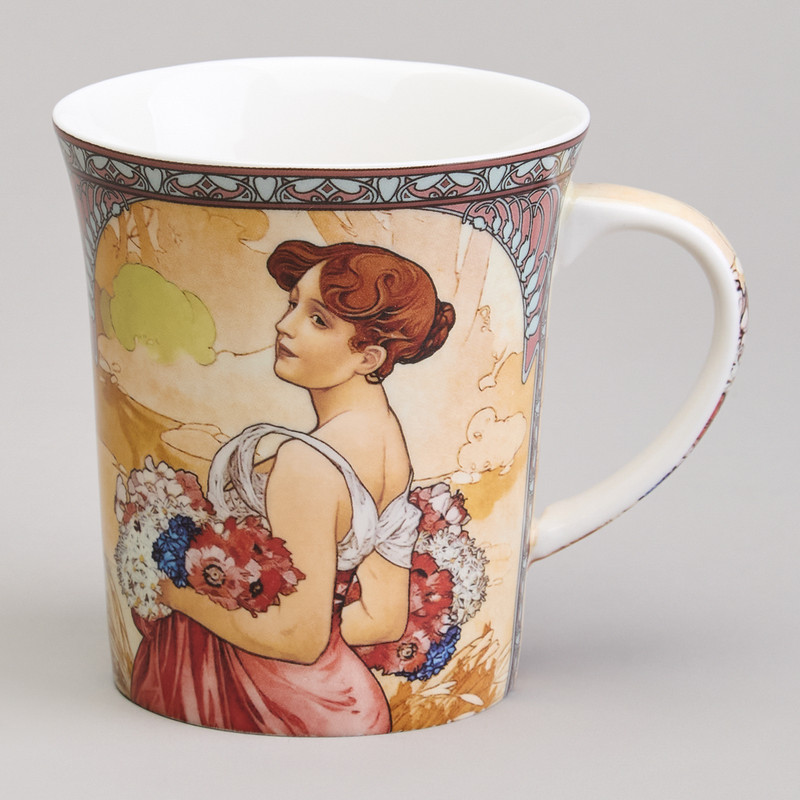 Кружка 'Времена Года' (А. Муха) 420 мл, Lefard арт.104-1035