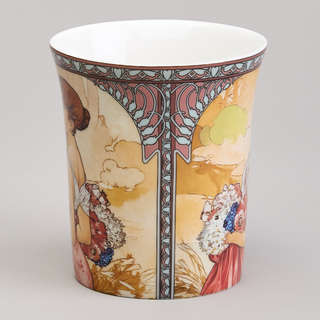 Кружка 'Времена Года' (А. Муха) 420 мл, Lefard арт.104-1035 2