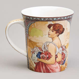 Кружка 'Времена Года' (А. Муха) 420 мл, Lefard арт.104-1035 3