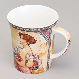 Кружка 'Времена Года' (А. Муха) 420 мл, Lefard арт.104-1035 5