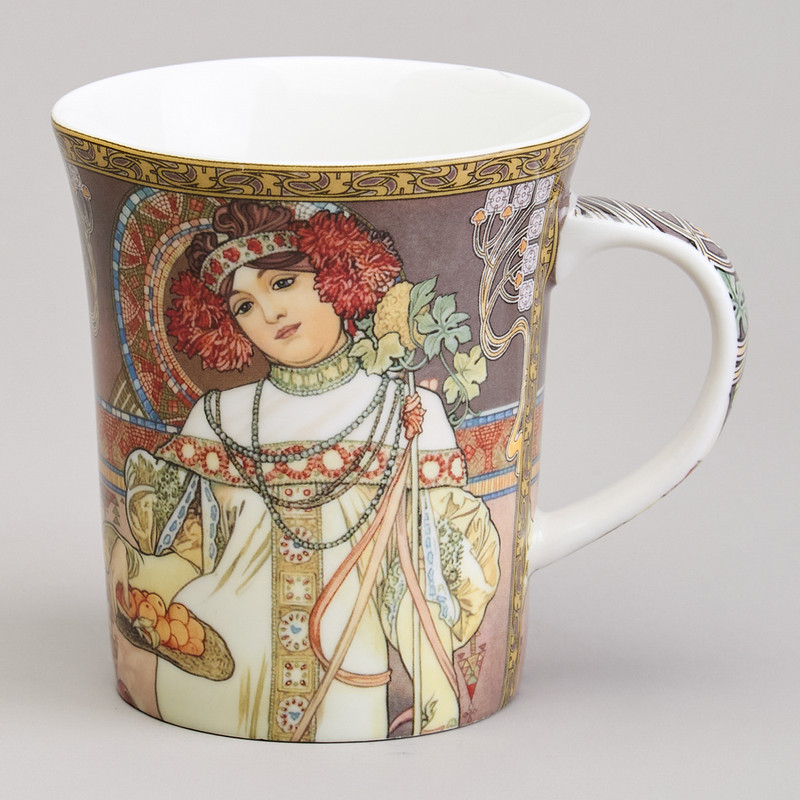 Кружка 'Времена Года' (А. Муха) 420 мл, Lefard арт.104-1036