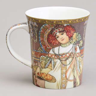Кружка 'Времена Года' (А. Муха) 420 мл, Lefard арт.104-1036 3