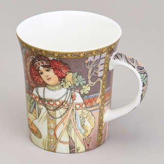 Кружка 'Времена Года' (А. Муха) 420 мл, Lefard арт.104-1036 5