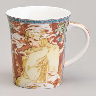 Кружка 'Времена Года' (А. Муха) 420 мл, Lefard арт.104-1037