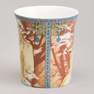 Кружка 'Времена Года' (А. Муха) 420 мл, Lefard арт.104-1037 2
