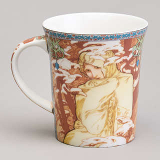 Кружка 'Времена Года' (А. Муха) 420 мл, Lefard арт.104-1037 3