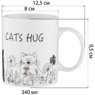 Кружка 'Котомания' 340 мл, Lefard, арт.260-761 2