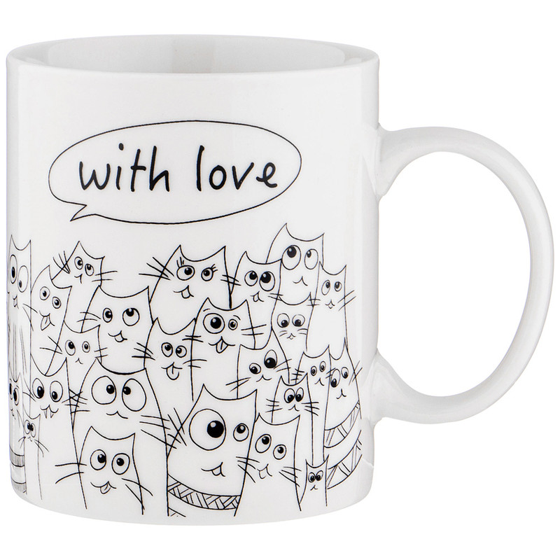 Кружка 'Котомания' 340 мл, Lefard, арт.260-762