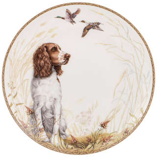 Тарелка закусочная 'Охота' (пёс) 20.5 см, Lefard