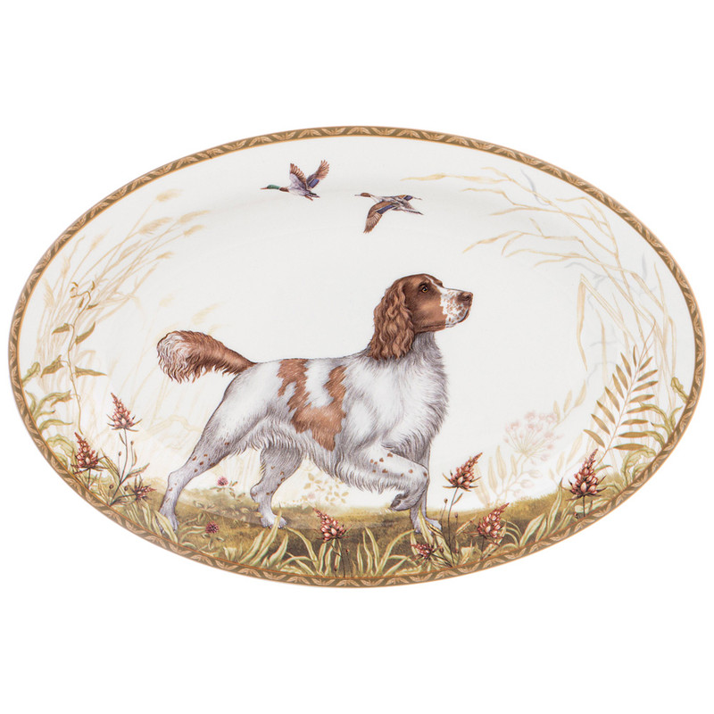Блюдо овальное 'Охота' 26.5 см, Lefard, арт.415-2215